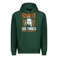 Sports Green halloween shot 6 times t shirt Premium Hoodie - longCreatives