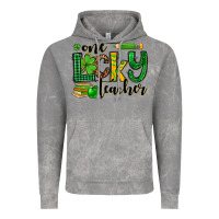 Cloud Rock St. Patrick's One lucky Teacher Vintage Hoodie - OliviaCreatesArt