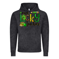 Vintage Black St. Patrick's One lucky Teacher Vintage Hoodie - OliviaCreatesArt