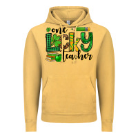 Vintage Mustard St. Patrick's One lucky Teacher Vintage Hoodie - OliviaCreatesArt