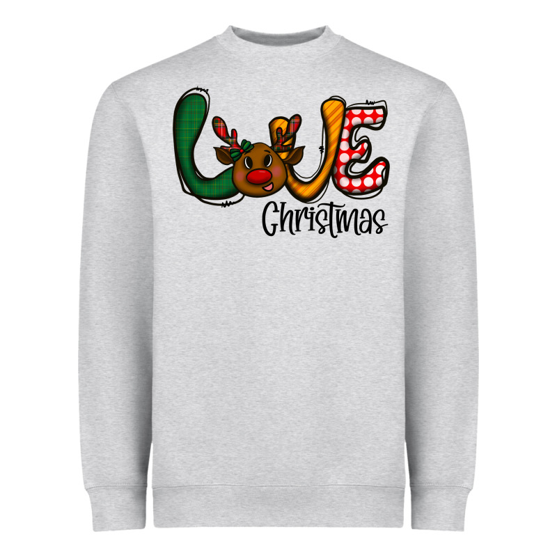 Love Christmas Heavyweight Sweatshirt by CowhideDigitalArt | Teevron