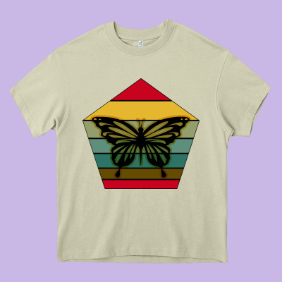 Butterfly Heavy Core Tee Designed By Bettercallsaul