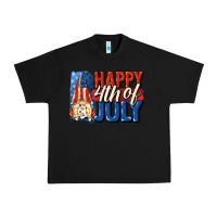 Black Happy 4th of july gnome Urban Heavy Tee - CowGirlArtShop