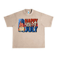 French Oak Happy 4th of july gnome Urban Heavy Tee - CowGirlArtShop