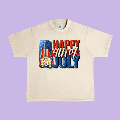 Happy 4th Of July Gnome Urban Heavy Tee Designed By Cowgirlartshop