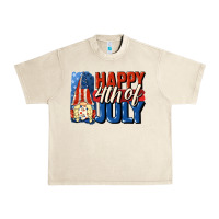 Sandshell Happy 4th of july gnome Urban Heavy Tee - CowGirlArtShop