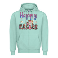 Seafoam happy easter cross Zipper Hoodie - Artiststas