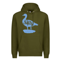 Army Green Silly Goose Funny Silly Goose Premium Hoodie - longCreatives
