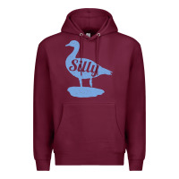 Burgundy Silly Goose Funny Silly Goose Premium Hoodie - longCreatives
