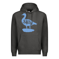 Charcoal Heather Silly Goose Funny Silly Goose Premium Hoodie - longCreatives