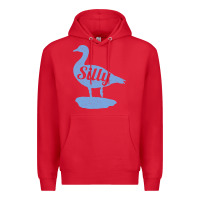 Red Silly Goose Funny Silly Goose Premium Hoodie - longCreatives