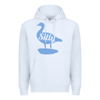 White Silly Goose Funny Silly Goose Premium Hoodie - longCreatives