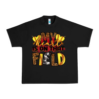 Black softball my heart is on that field Urban Heavy Tee - RanaPortraitStore