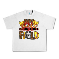 Lunar Rock softball my heart is on that field Urban Heavy Tee - RanaPortraitStore