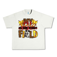 Pistachio softball my heart is on that field Urban Heavy Tee - RanaPortraitStore