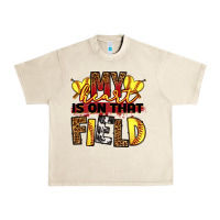 Sandshell softball my heart is on that field Urban Heavy Tee - RanaPortraitStore