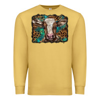 Antique Gold Christmas background baby calf Premium Sweatshirt - BarkalooDesign