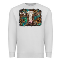 Dove Grey Christmas background baby calf Premium Sweatshirt - BarkalooDesign