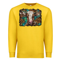 Lemon Christmas background baby calf Premium Sweatshirt - BarkalooDesign
