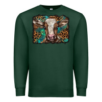 Sports Green Christmas background baby calf Premium Sweatshirt - BarkalooDesign