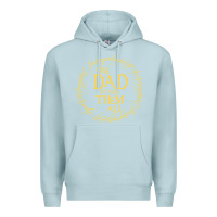 Blue Mist Mens One Dad to rule them all  father's day gift Premium Hoodie - longCreatives
