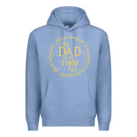 Colony Blue Mens One Dad to rule them all  father's day gift Premium Hoodie - longCreatives