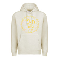 Oatmeal Heather Mens One Dad to rule them all  father's day gift Premium Hoodie - longCreatives