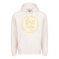 Pale Pink Mens One Dad to rule them all  father's day gift Premium Hoodie - longCreatives