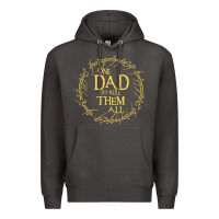 Smoke Mens One Dad to rule them all  father's day gift Premium Hoodie - longCreatives
