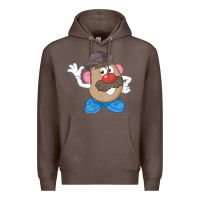 Coffee Womens Mr. Potato Head Simple Portrait Premium Hoodie - longCreatives