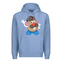 Colony Blue Womens Mr. Potato Head Simple Portrait Premium Hoodie - longCreatives