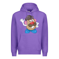 Purple Womens Mr. Potato Head Simple Portrait Premium Hoodie - longCreatives