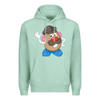 Seafoam Womens Mr. Potato Head Simple Portrait Premium Hoodie - longCreatives