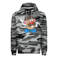 Slate Camo Womens Mr. Potato Head Simple Portrait Premium Hoodie - longCreatives
