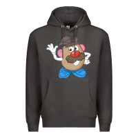 Smoke Womens Mr. Potato Head Simple Portrait Premium Hoodie - longCreatives