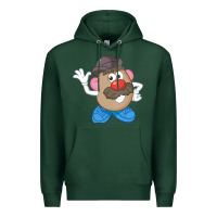 Sports Green Womens Mr. Potato Head Simple Portrait Premium Hoodie - longCreatives