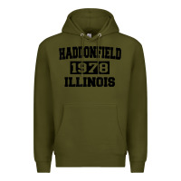 Army Green Haddonfield Illinois Halloween 1978 Halloween Spooky Scary Gift Premium Hoodie - longCreatives