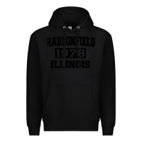 Black Haddonfield Illinois Halloween 1978 Halloween Spooky Scary Gift Premium Hoodie - longCreatives