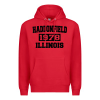 Red Haddonfield Illinois Halloween 1978 Halloween Spooky Scary Gift Premium Hoodie - longCreatives
