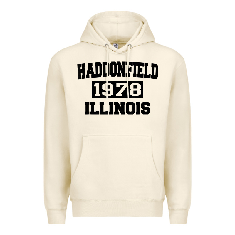 Haddonfield Illinois Halloween 1978 Halloween Spooky Scary Gift Premium Hoodie by longCreatives | Teevron