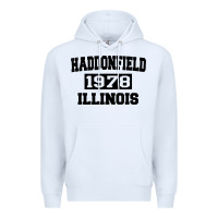 White Haddonfield Illinois Halloween 1978 Halloween Spooky Scary Gift Premium Hoodie - longCreatives