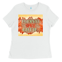 White Pumpkin spice latte Ladies Tee - NancyCooperArtShop