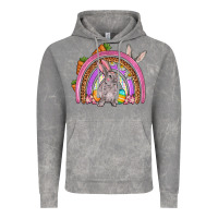 Cloud Rock Easter rainbow Vintage Hoodie - OliviaCreatesArt