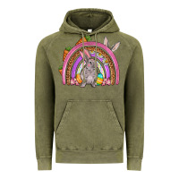 Vintage Olive Easter rainbow Vintage Hoodie - OliviaCreatesArt