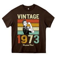 Chocolate Brown Vintage 1973 Orginial Parts Heavy Core Tee - Bettercallsaul