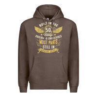 Coffee Mens Vintage 1950s Built In The 50s Fifties Funny 70th Birthday Premium Hoodie - longCreatives