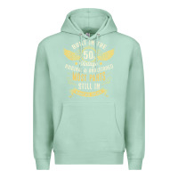 Seafoam Mens Vintage 1950s Built In The 50s Fifties Funny 70th Birthday Premium Hoodie - longCreatives