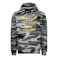 Slate Camo Mens Vintage 1950s Built In The 50s Fifties Funny 70th Birthday Premium Hoodie - longCreatives