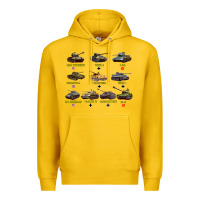 Lemon Top Ten Best WW2 Tanks M4 Sherman Panzer IV Tiger II T34 Premium Hoodie - longCreatives