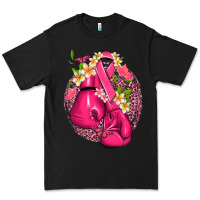 Black cancer boxing gloves with ribbon Premium Tee - NancyCooperArtShop